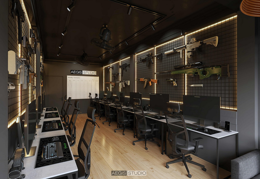 草图大师室内场景游戏丨Xuan Khanh-4