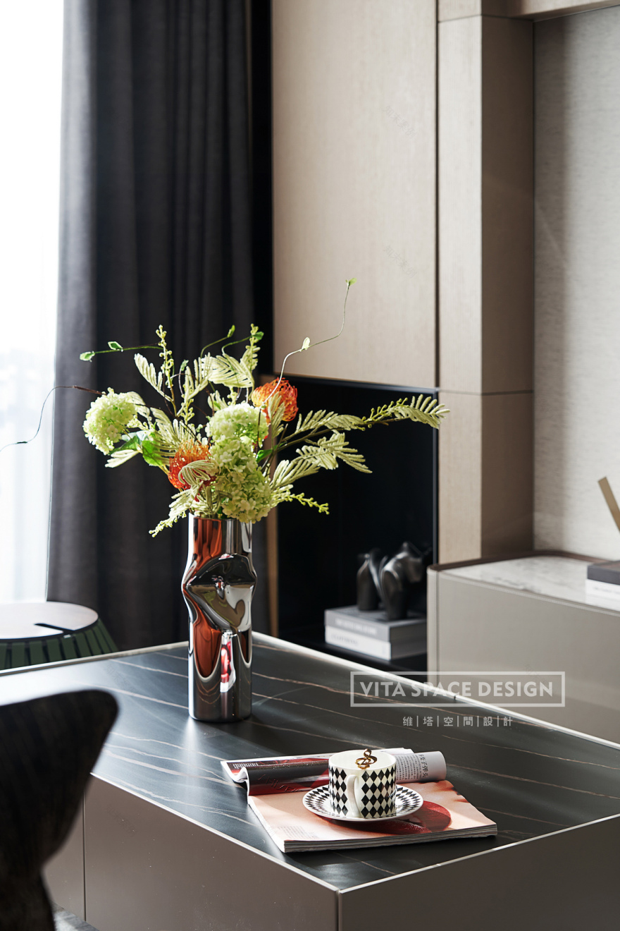 深圳北站壹号 90m2 公寓软装设计丨维塔空间设计 & vitaCASA 软装设计-34