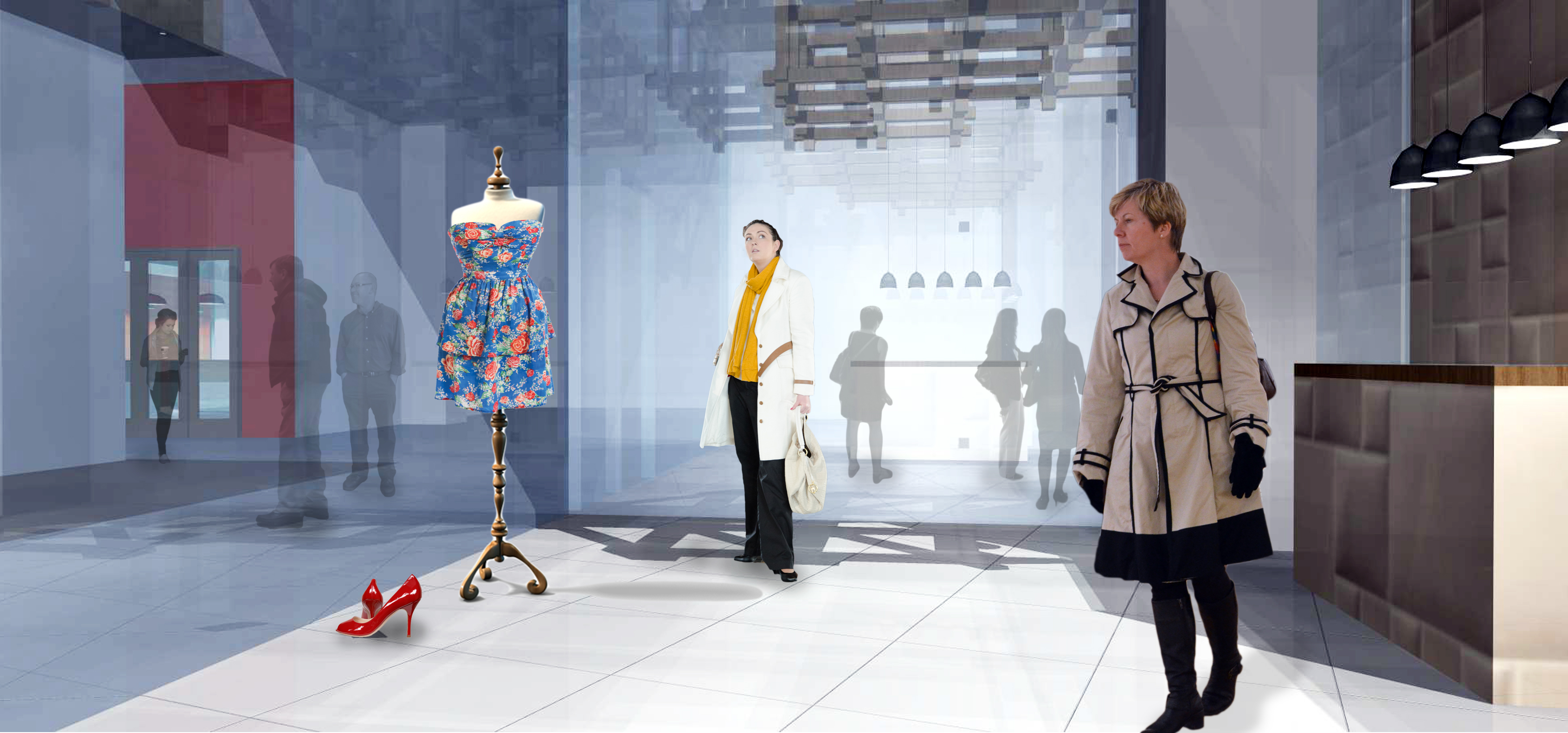 活力市中心室内市场与全球咖啡厅概念设计-13