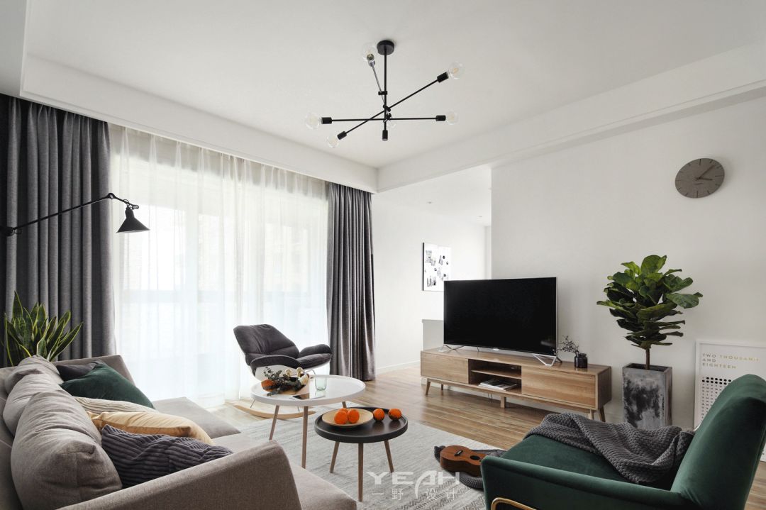 明珠城 120㎡北欧风,幸福生活的空间设计-21