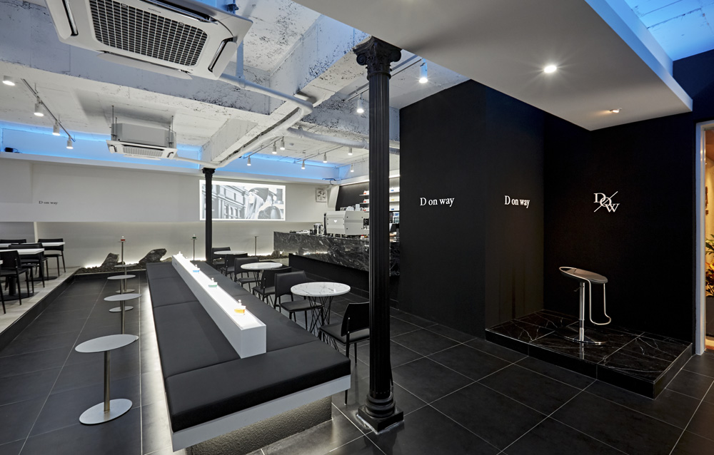 "韩国现代简约风格咖啡厅设计"-8