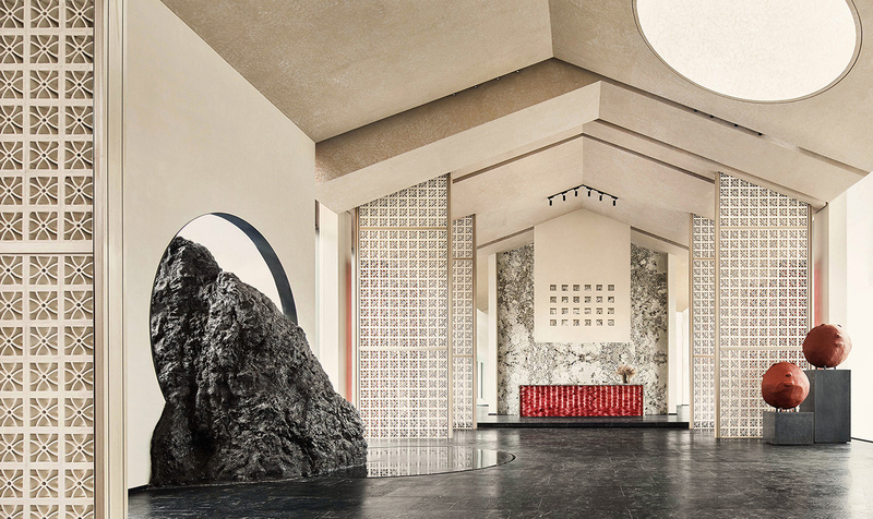 布鲁盟设计丨力高大港·樾澜山生活体验馆：当代设计与“文化自信”-89