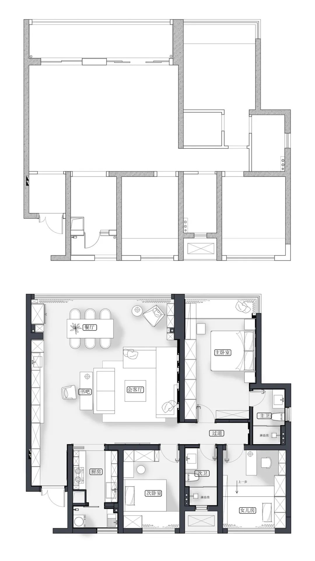 意式摩登风 · 招商云邸的三居室设计丨澹然团队-10