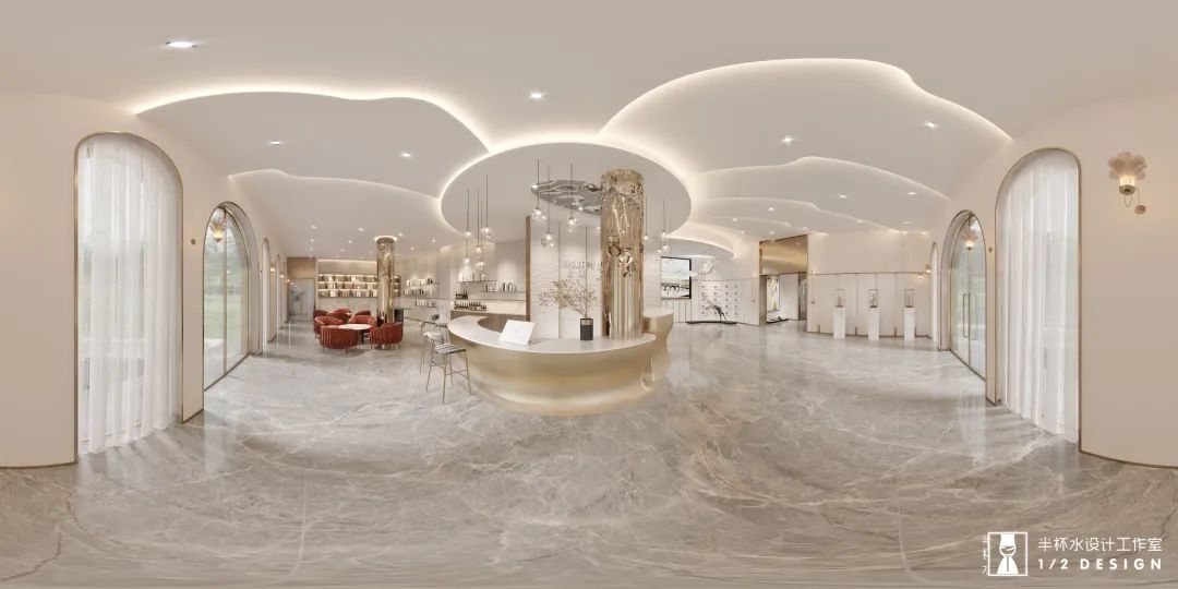 美容理发店精致设计丨半杯水工作室-80