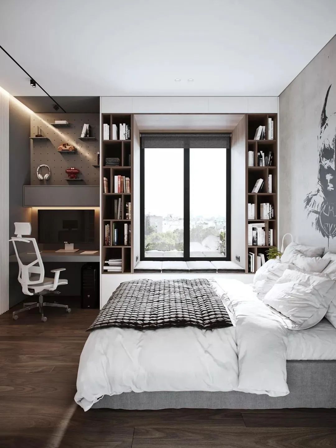 莫斯科 115㎡原木极简，温馨时尚空间设计-50