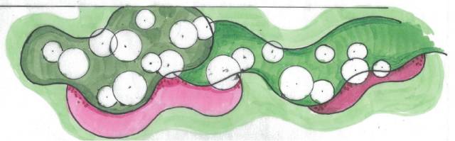 绿化设计中的地被放线手法与植物配置-43