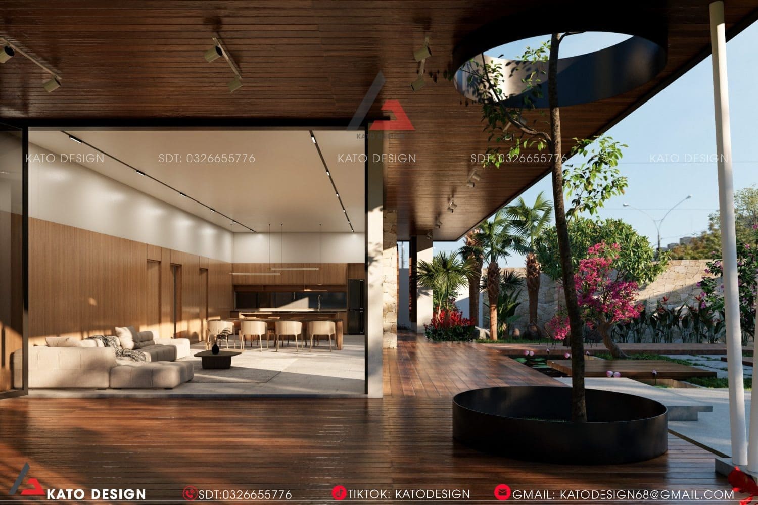 Mẫu Nhà Cấp 4 Có 2 Phòng Ngủ đẹp Cho Gia đình ở Nông Thôn-4