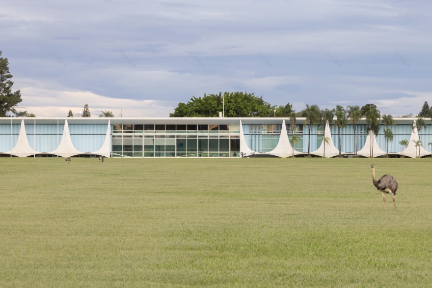 巴西总统宫殿群及相关建筑(含巴西利亚各建筑)丨巴西巴西利亚丨奥斯卡·尼迈耶(Oscar Niemeyer)等-50