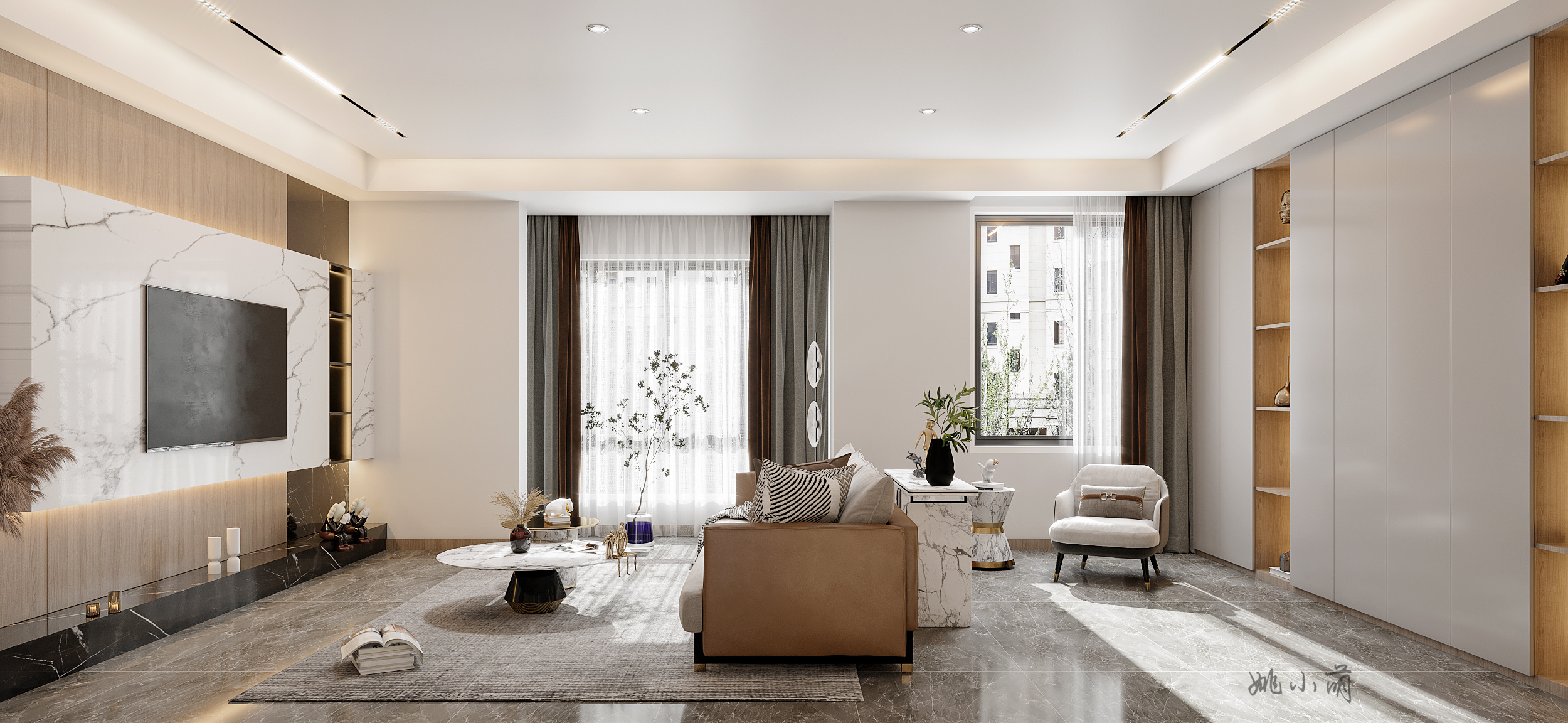 简约现代风温馨舒适家-5