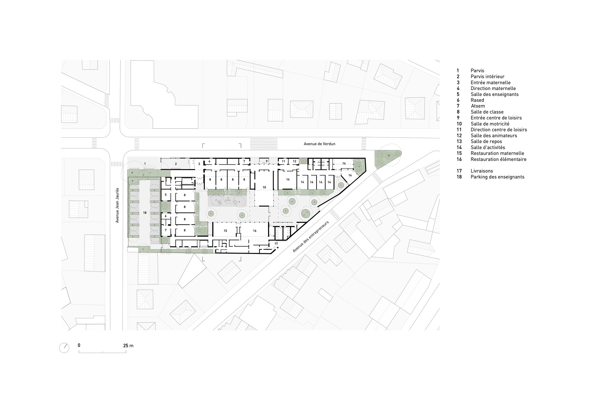 Nursery School and Elsa Triolet Center / Richter Architects-16