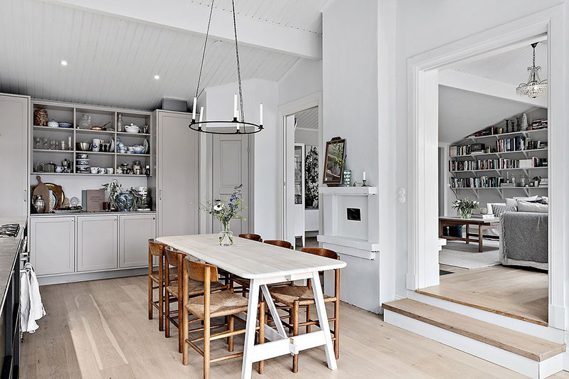 瑞典简约乡村小屋，经济实惠的舒适空间-10