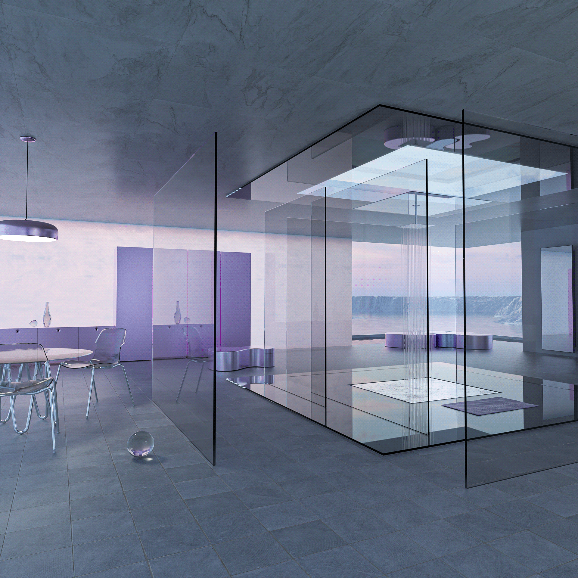 以水为元素的室内设计项目-17