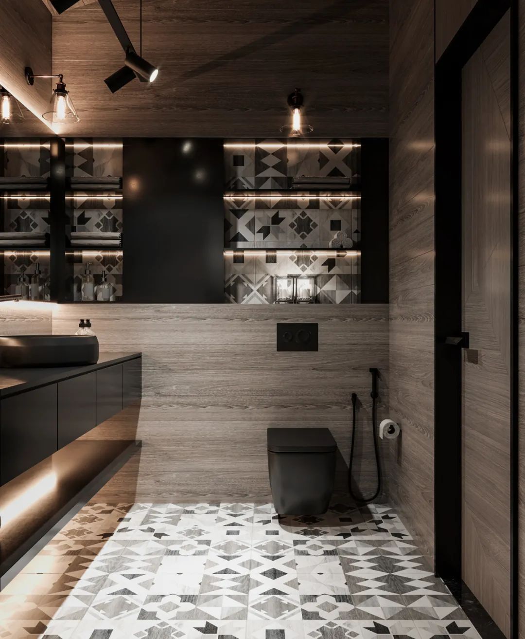 阿塞拜疆巴库现代轻奢公寓设计丨Aytan Guliyeva-54