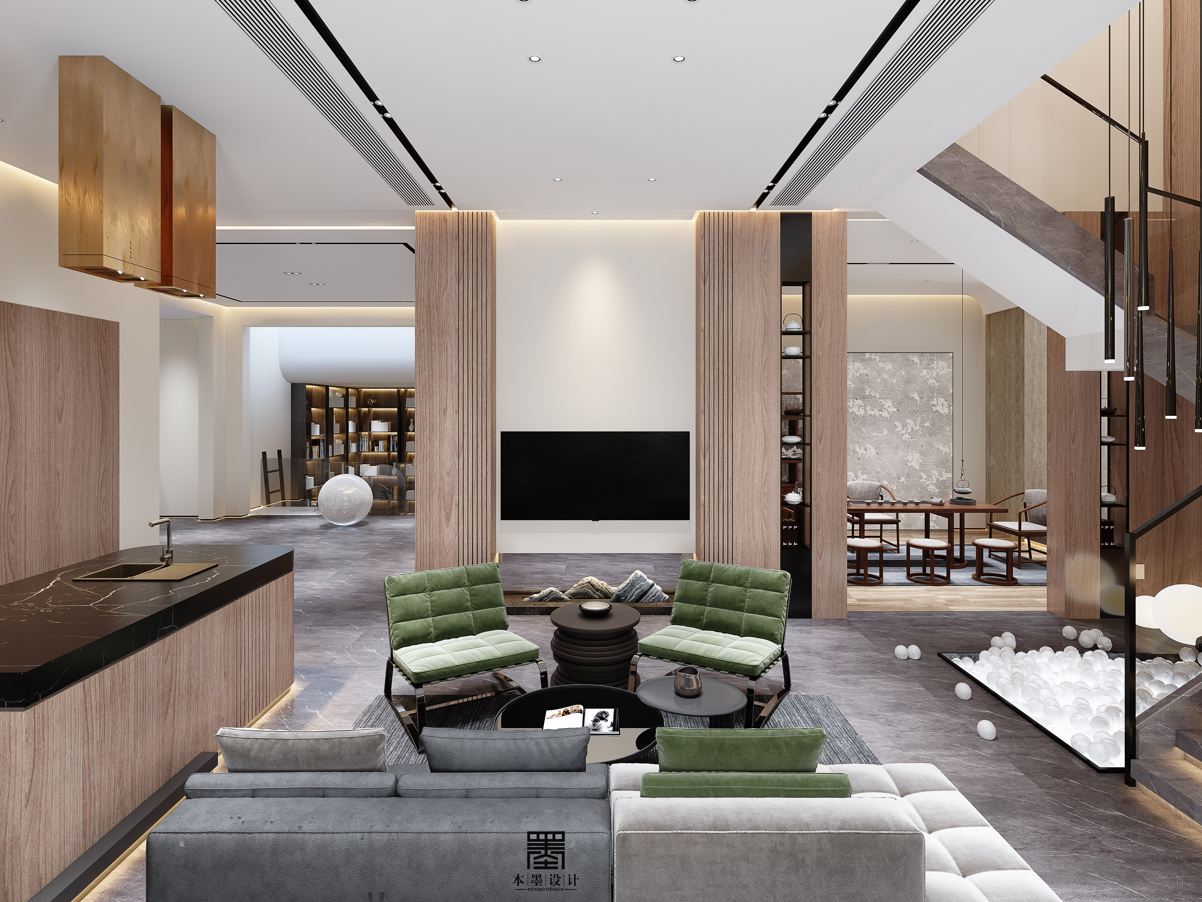 现代别墅设计典范 | 香港山顶豪宅-5