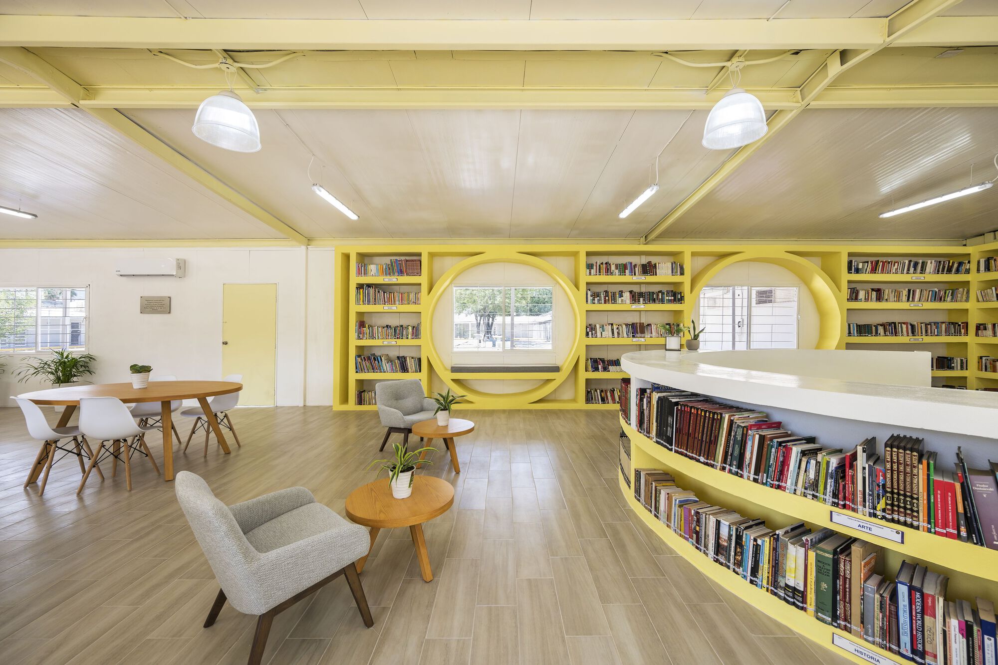 Cereso Femenil Library 图书馆翻新项目丨墨西哥丨Proyecto Reacciona A.C-22