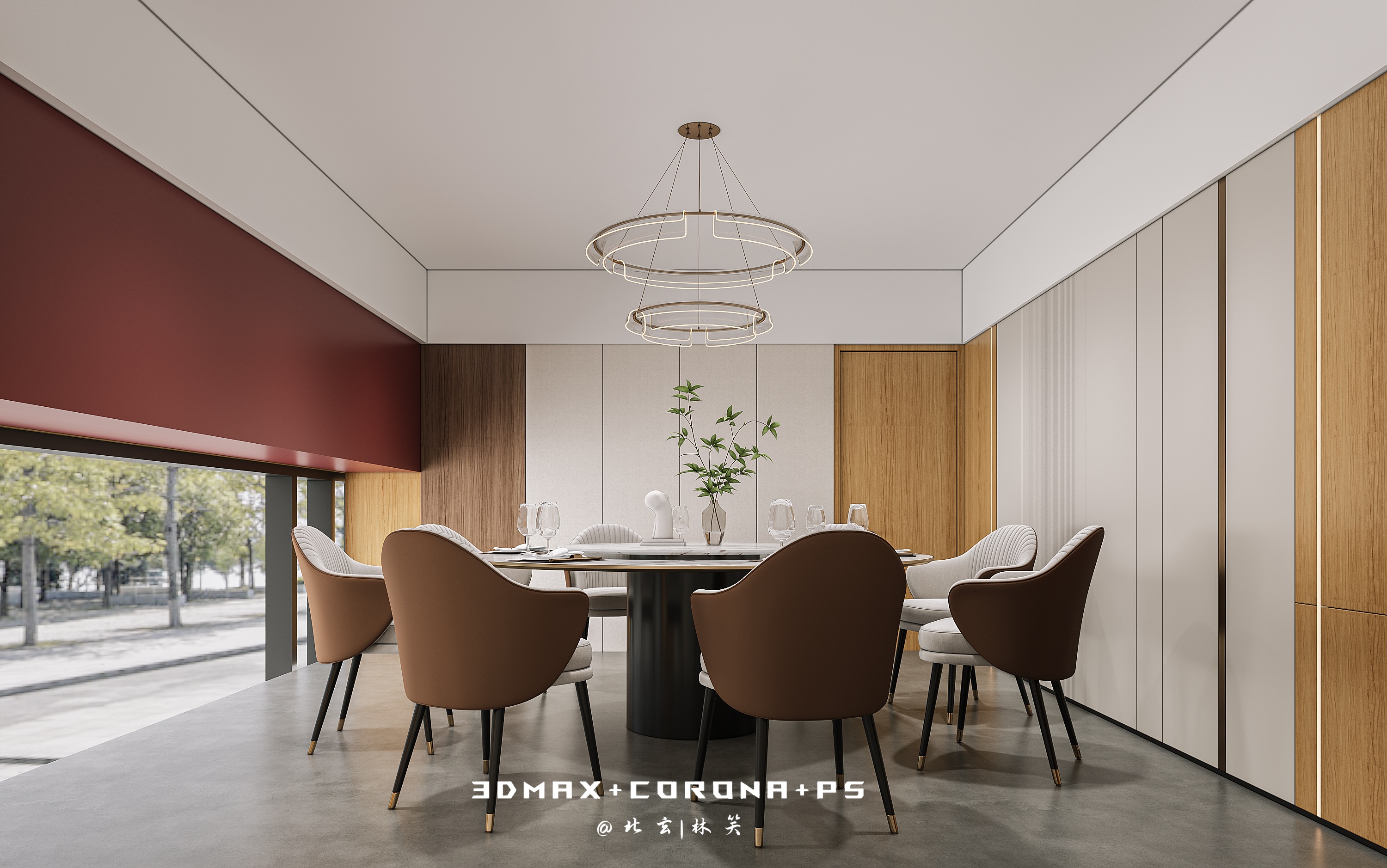 新中式茶餐厅】木质肌理里的烟火与雅致-6