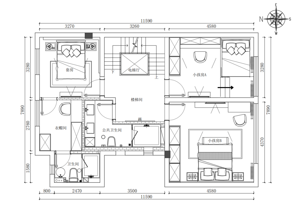 极简美学，打造 500 平纯粹生活空间-55