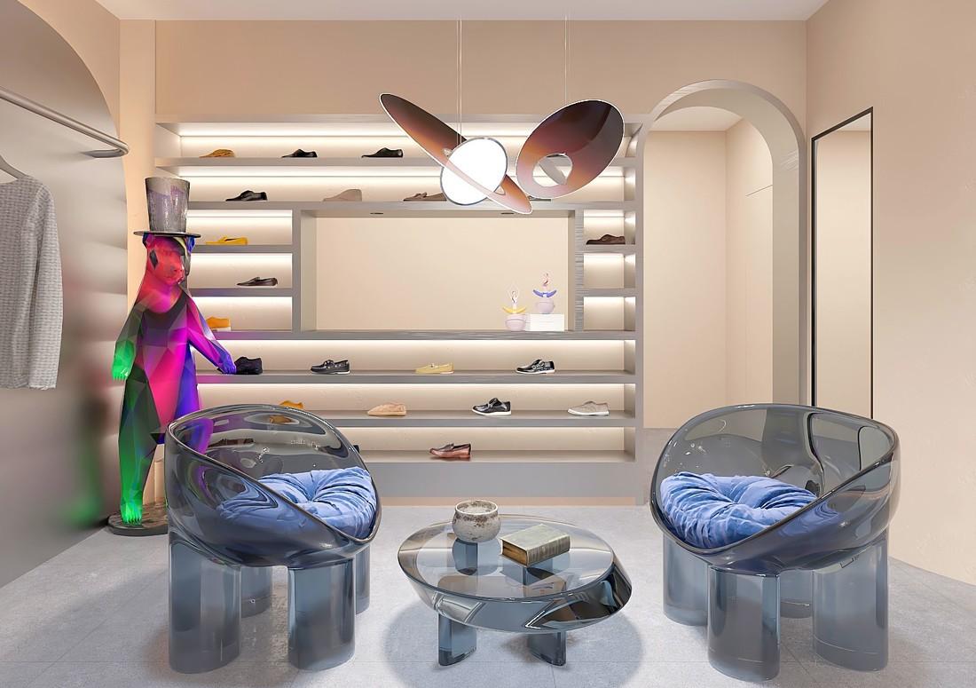 
义乌服装店面空间設計 -0