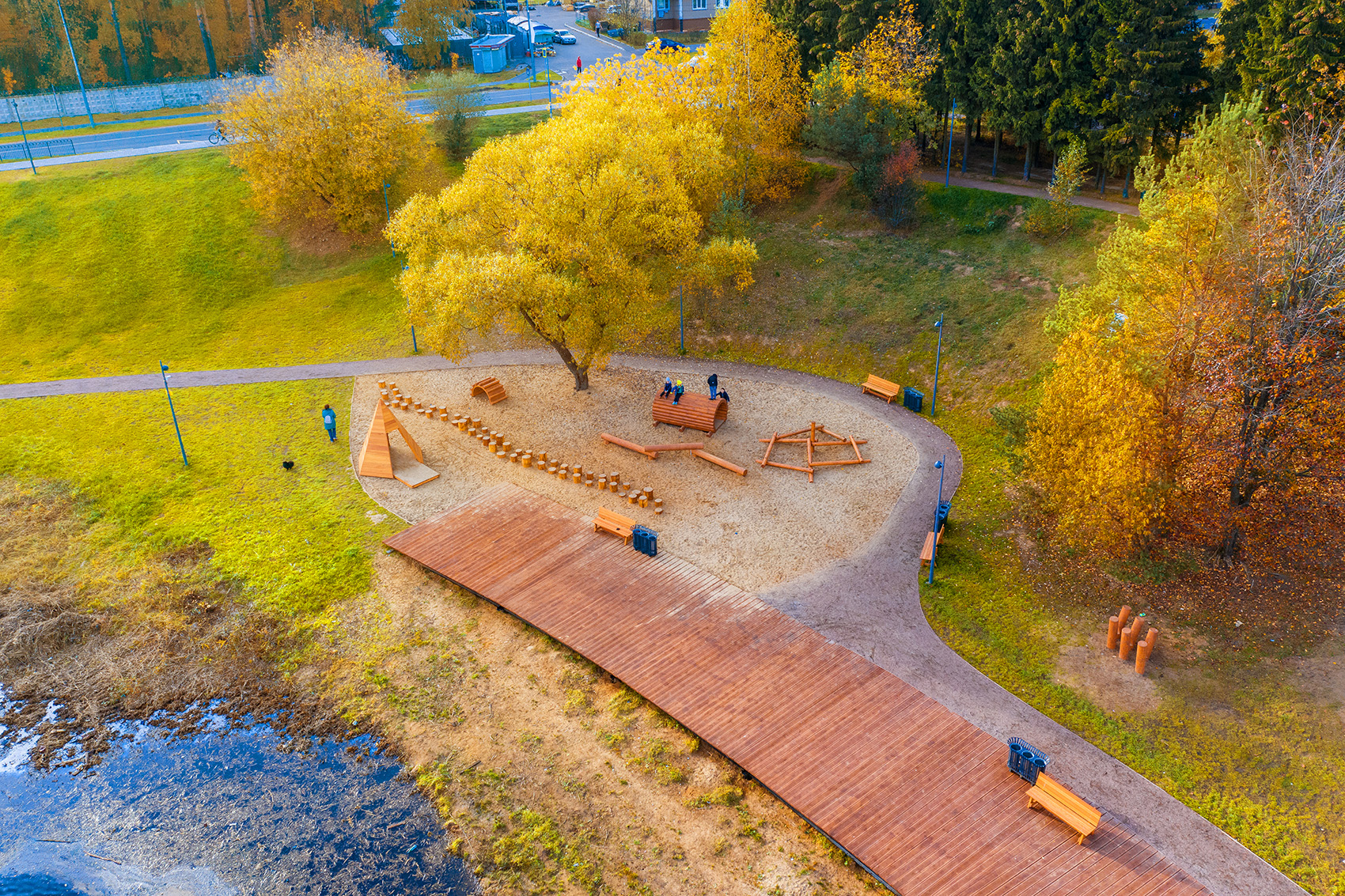 卡班湖景观设计丨俄罗斯莫斯科丨Mirror Group-11