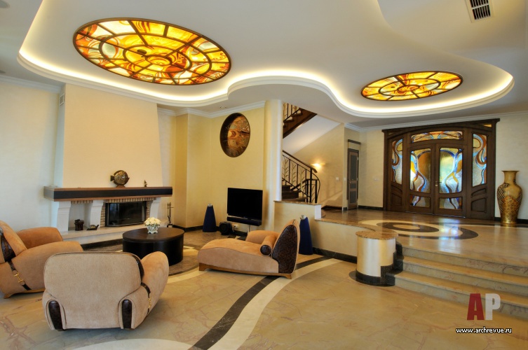 郊区法式复古风住宅室内设计丨Болдырева Екатерина-23