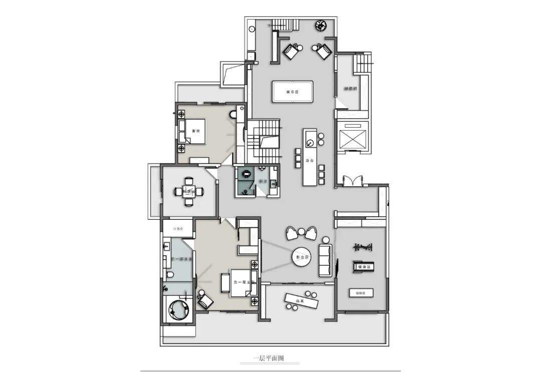 轻奢新中式，打造 600㎡动静分离的理想生活-25