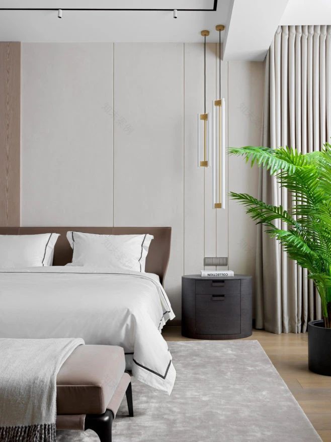 高级灰与木饰面的男性气质公寓丨Yana Demidovich-19