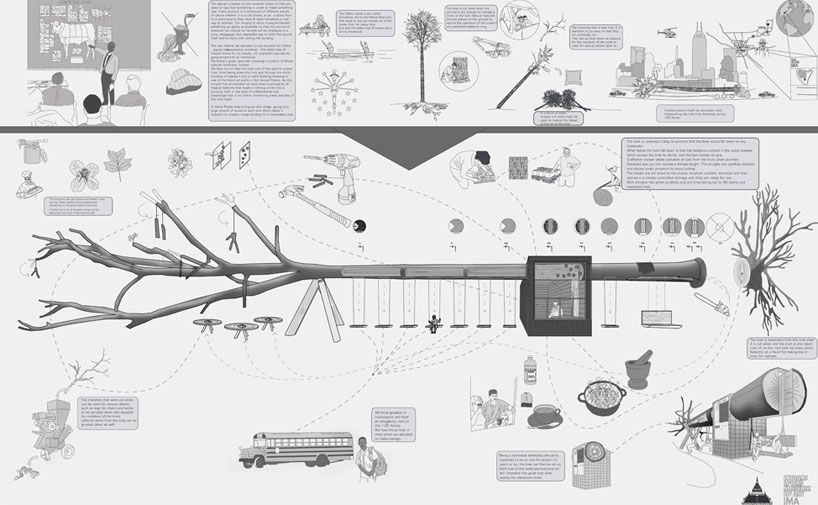 金丝楠木打造的艺术空间·Chop Stick 公园公共休息室-23
