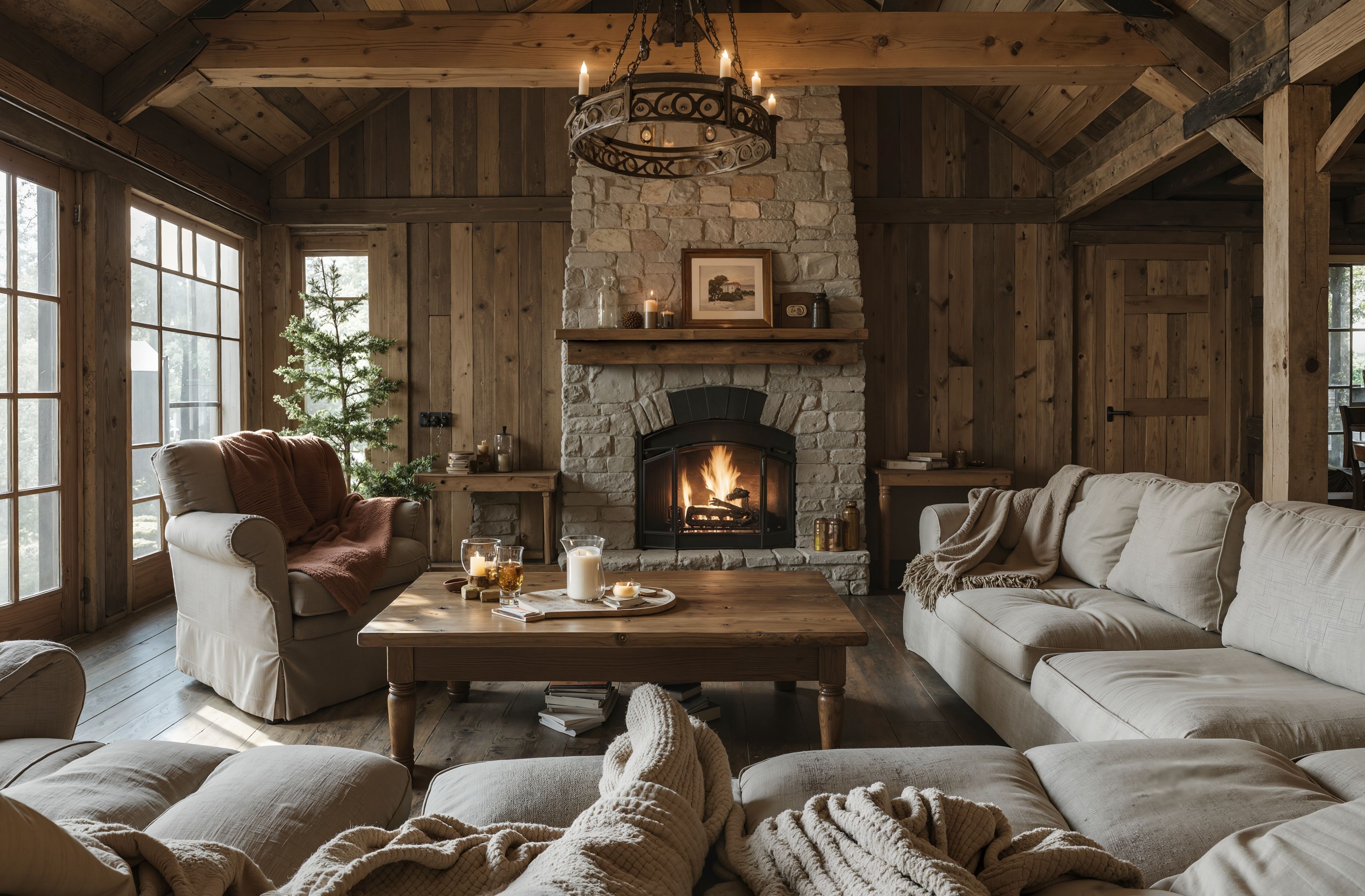 法式乡村客厅设计-29