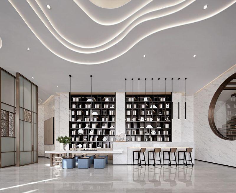 侨信雲起销售中心 | 行云流水般的空间设计-32