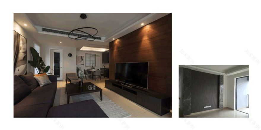 隐约 | 成都 131 平米现代时尚精装房改造-11