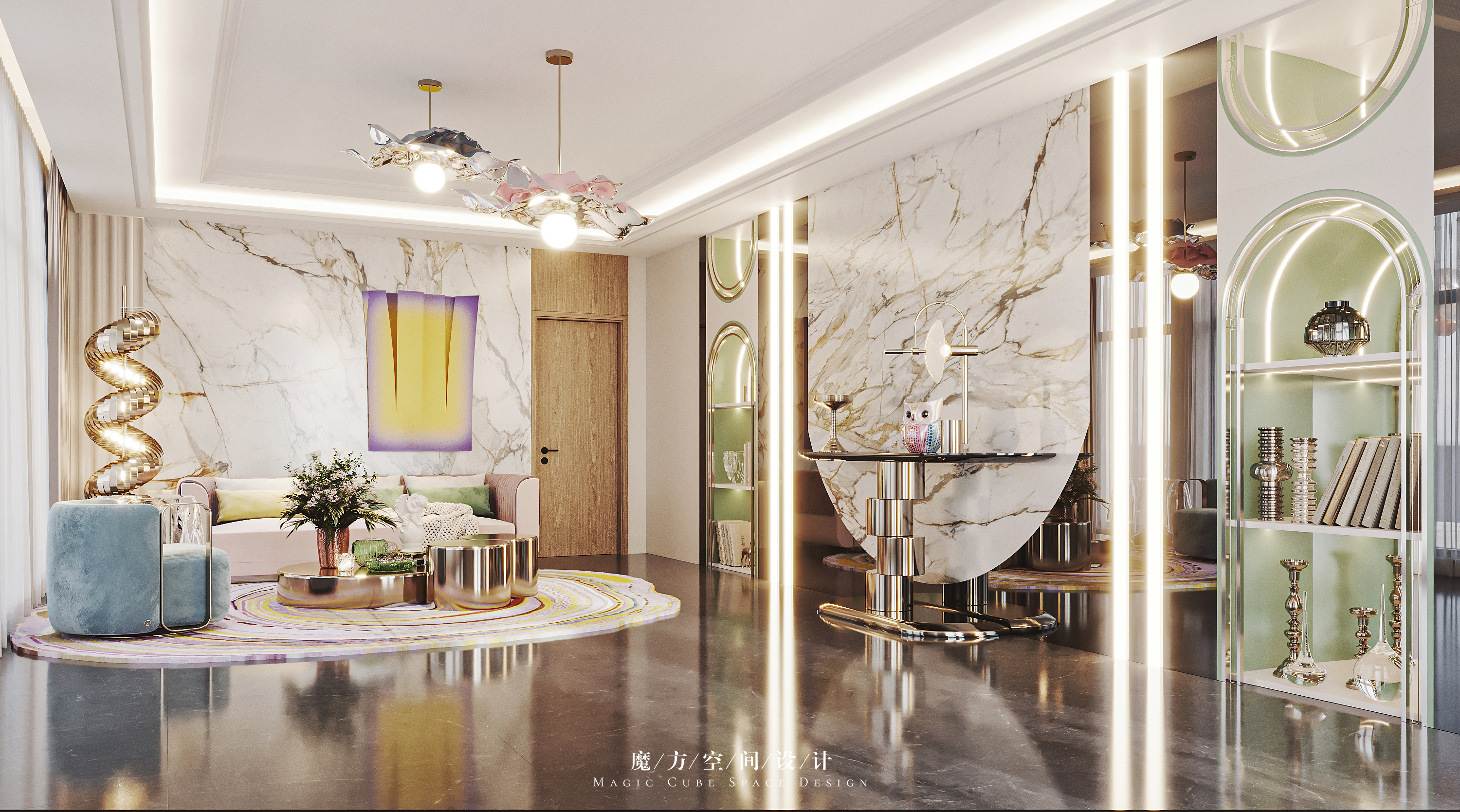 杭州•悦盛国际直播基地丨中国杭州丨魔方空间设计-43