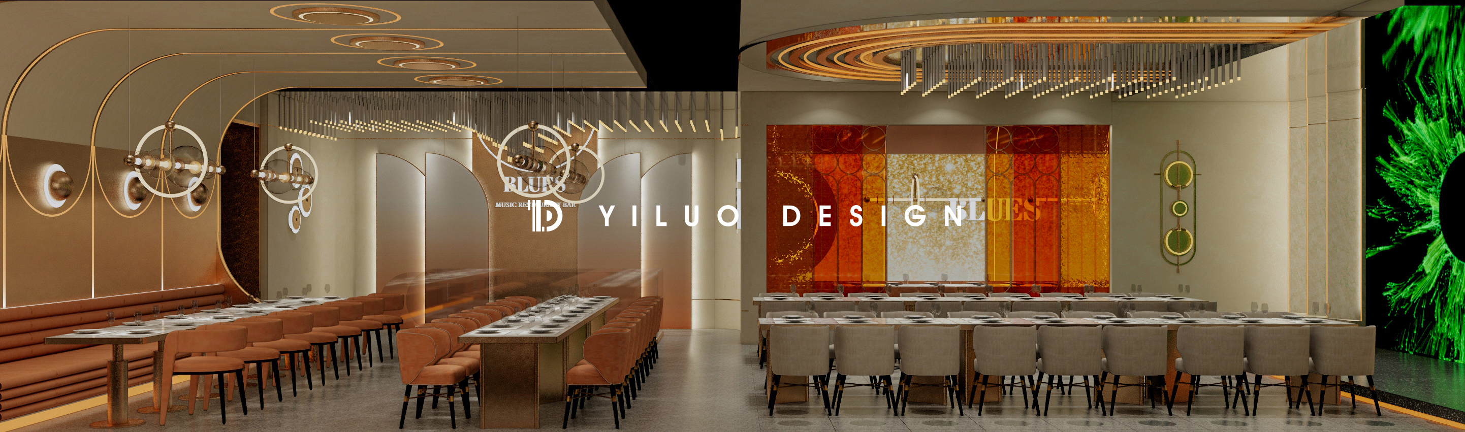 BLUES 音乐餐吧空间形象设计丨中国杭州丨YLD STUDIO-15