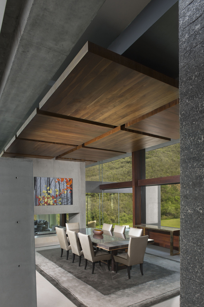 墨西哥山间混凝土住宅的透明与渗透-43