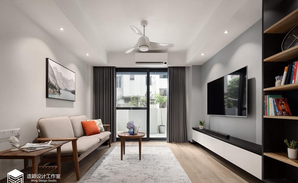 80㎡暗房翻新，简约禅意空间的逆袭-0