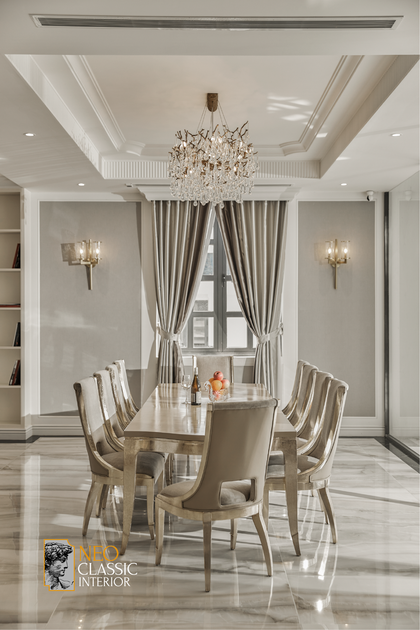 Penthouse Thang Loi Central Hill, Long An, Vietnam | NEO Classic Interior Design-13