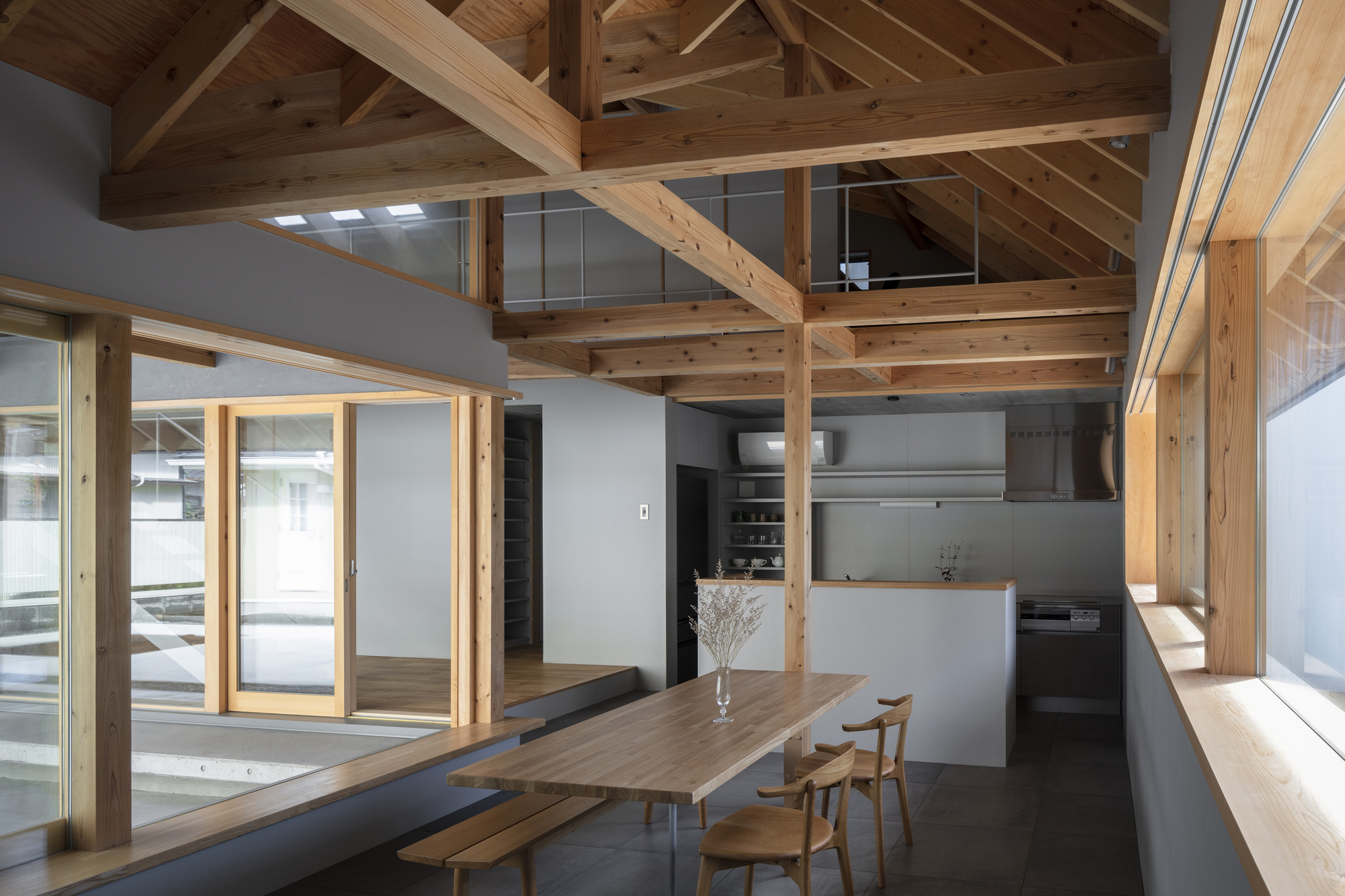 折叠屋顶住宅丨日本静冈丨ISHIZAKI ARCHITECTS-11