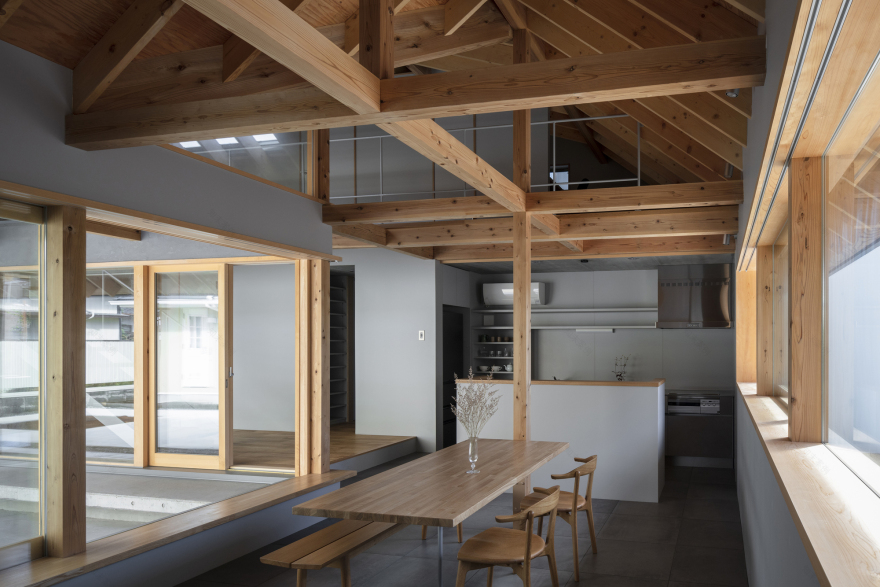 折叠屋顶住宅丨日本静冈丨ISHIZAKI ARCHITECTS-11