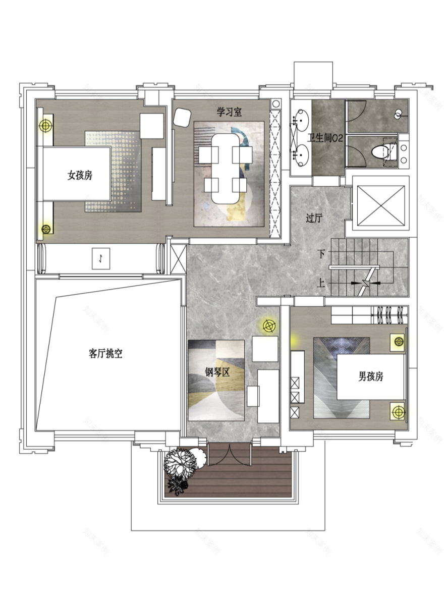 临沂君悦和院 | 现代自然主义美学的空间演绎-115