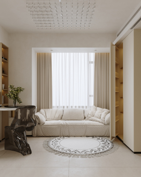 沈阳  巴塞罗那公寓86㎡  现代风效果表现