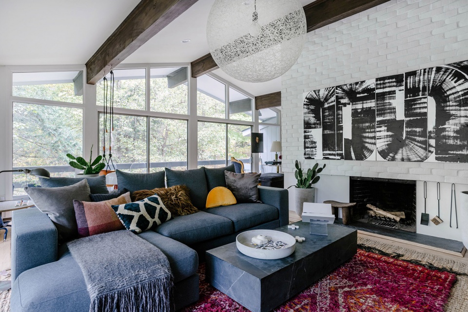 纽约设计师 Crystal Sinclair 私宅 | 自然元素与个性空间的完美融合-3