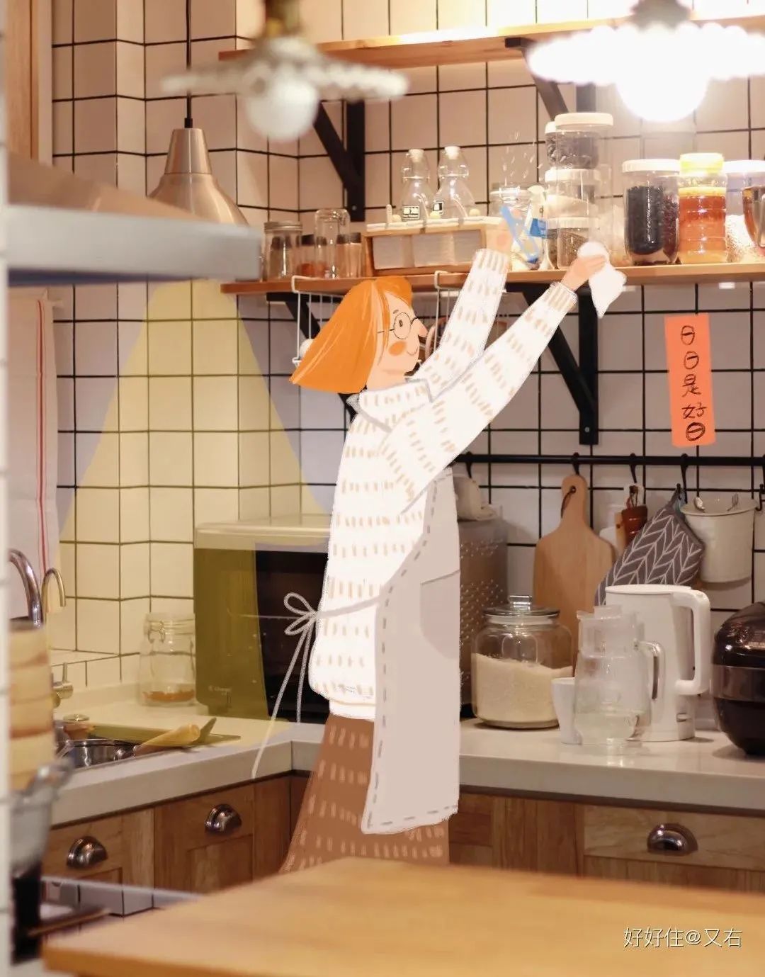 80㎡小屋的魔法生活 · 插画师的家充满创意与温馨丨中国沈阳-70