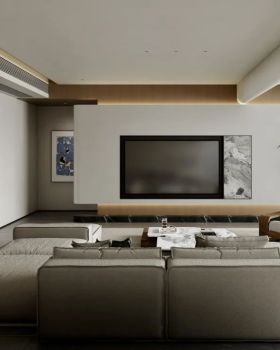 190㎡现代原木丨铂悦城丨中国湖南丨纵向·空间设计