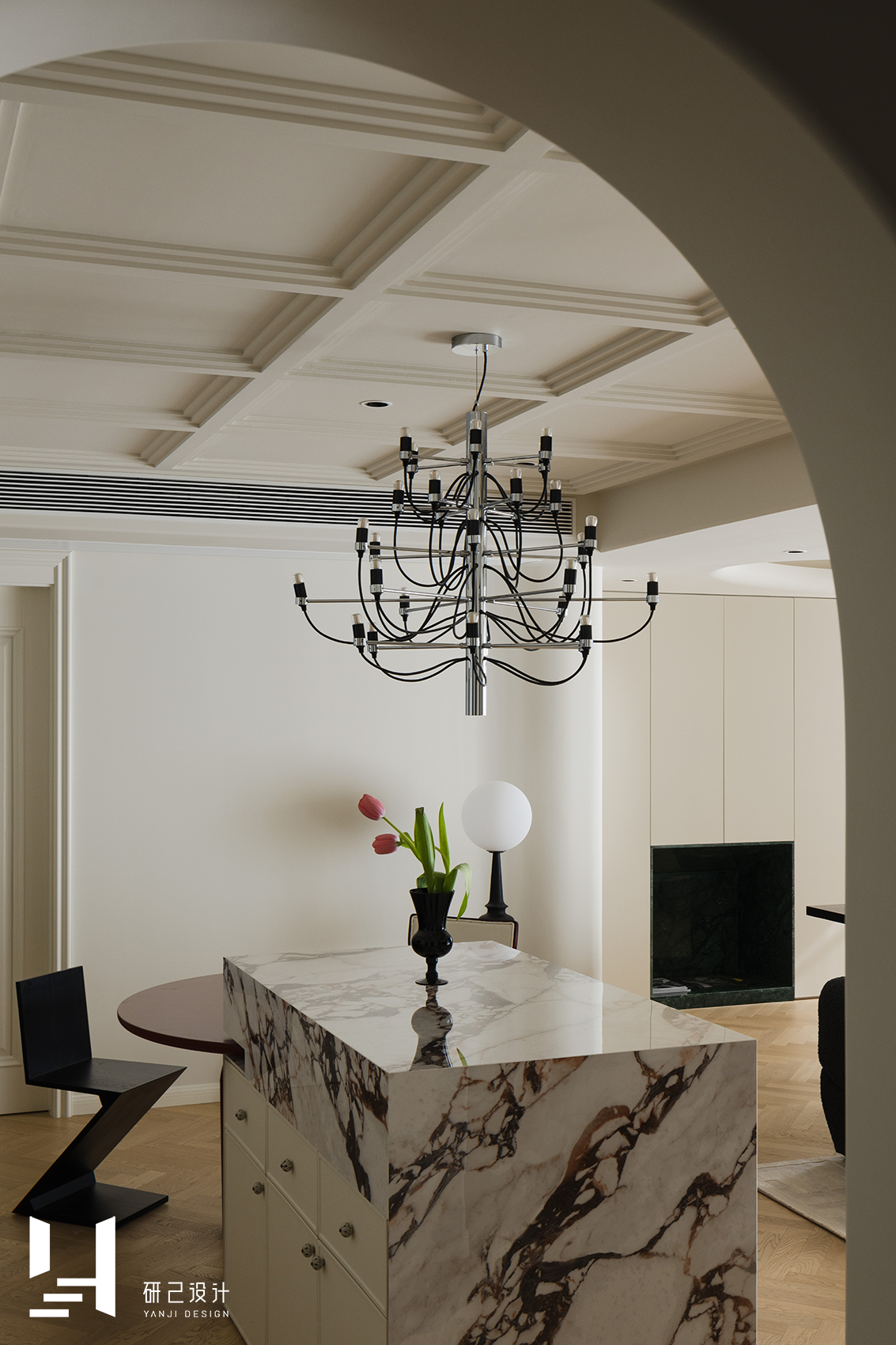 研己实景 · 113㎡法式家的新玩法丨中国芜湖丨研己设计-29