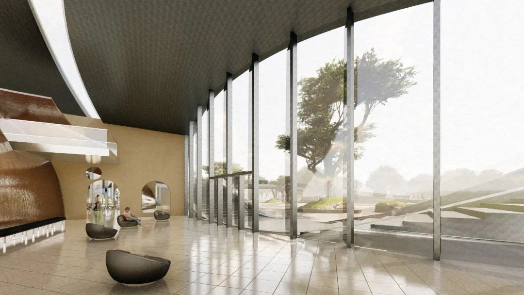 郑州二七区公园展厅——空中云朵般的景观建筑-18