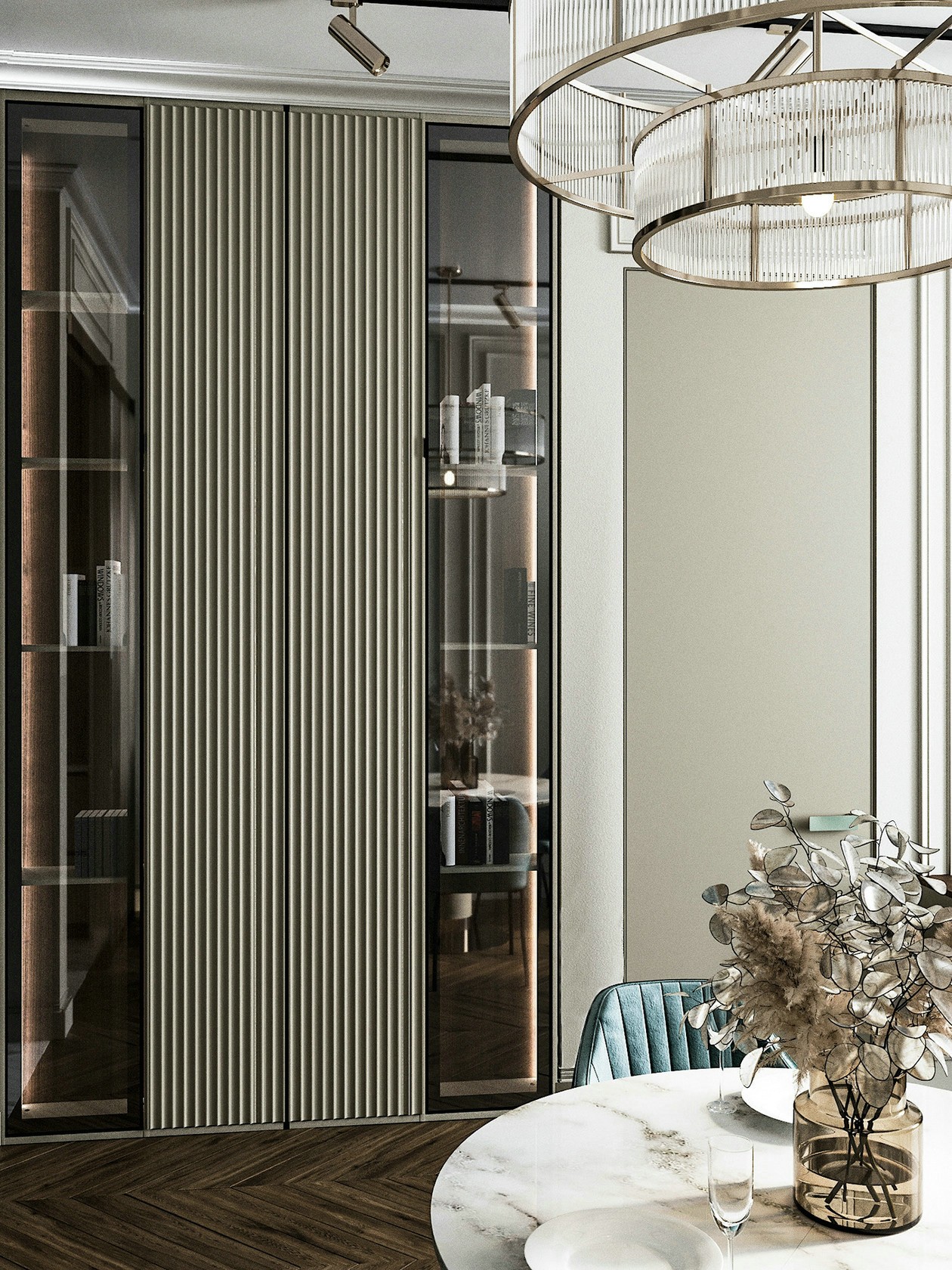 53㎡原木+蓝色 掀起席卷夏日的迷人风暴-8