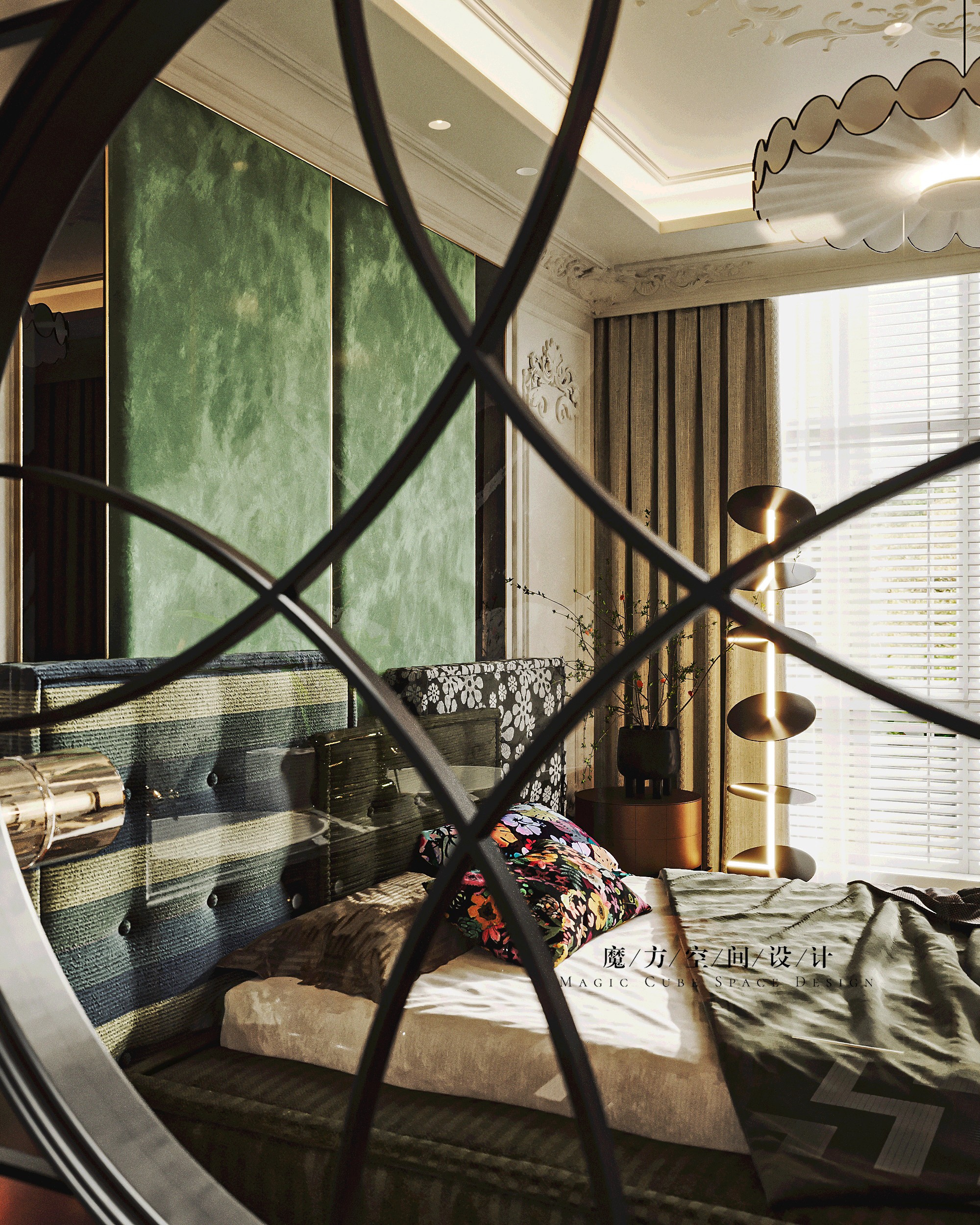 天津•法式复古住宅设计项目丨中国天津丨魔方空间设计-34