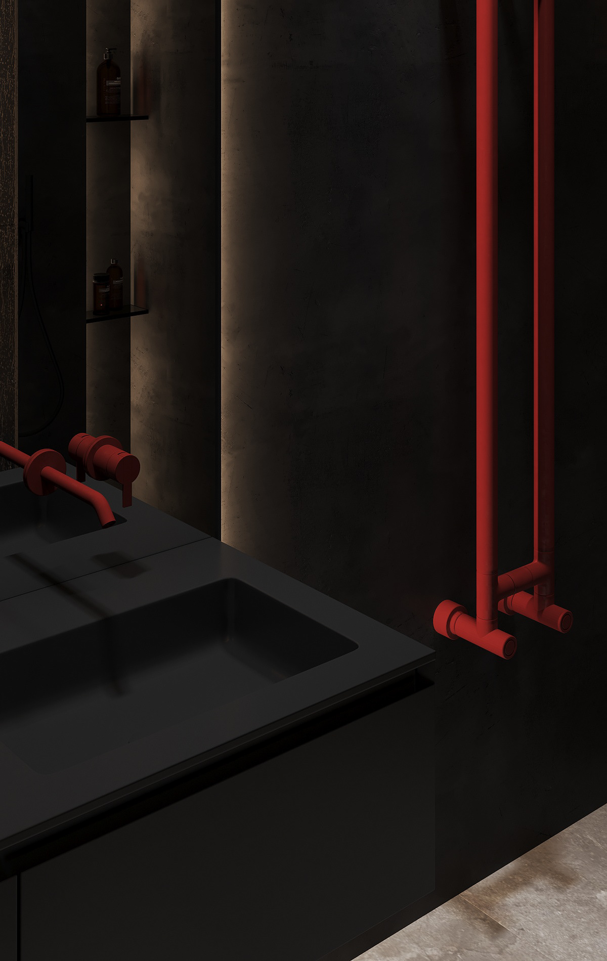 高级灰与墨绿的完美搭配-22