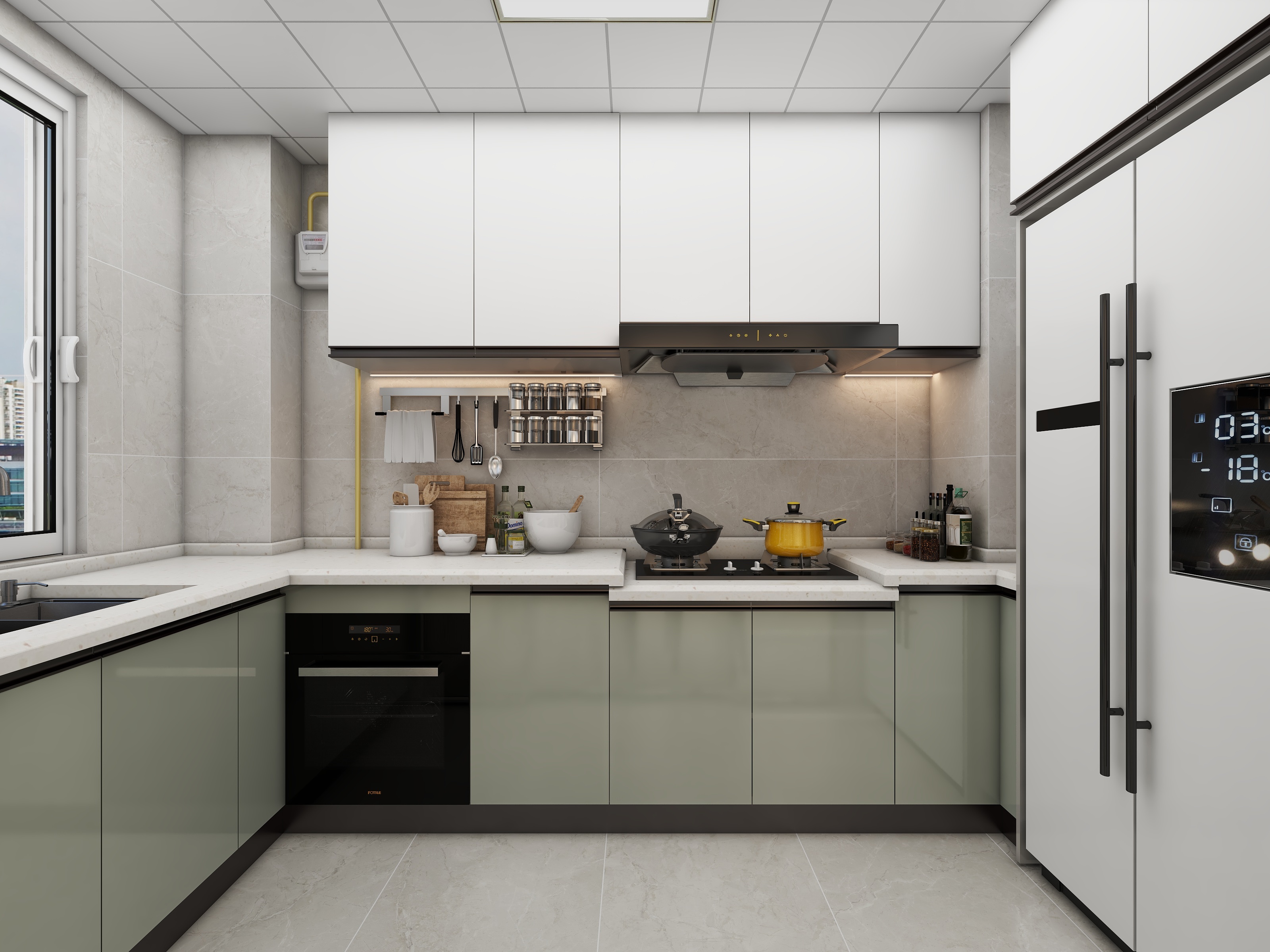 陕西安康万达one（119平方现代简约四居室）-55