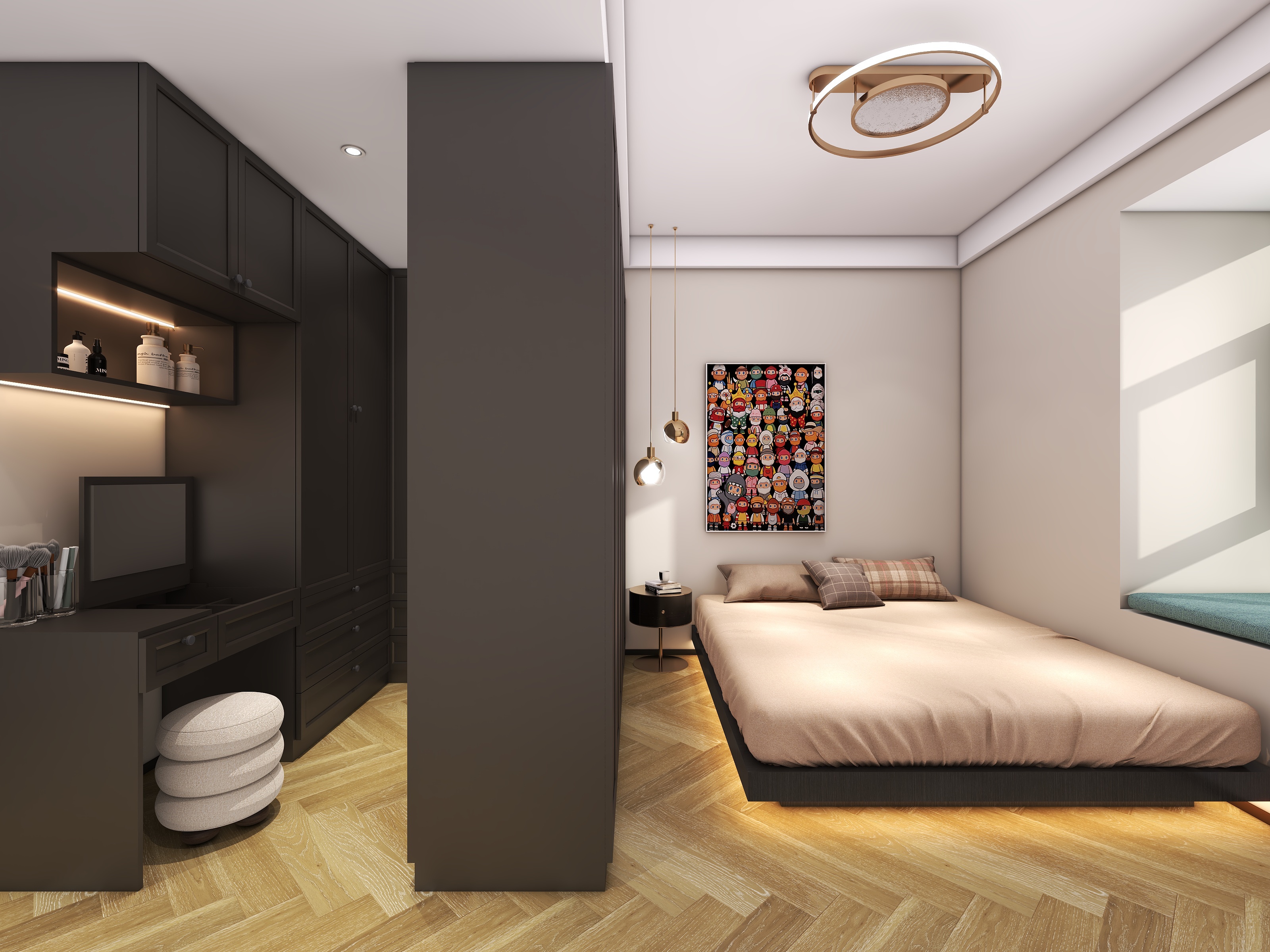 四川成都华府悦璟（115平方简约法式三居室）-38