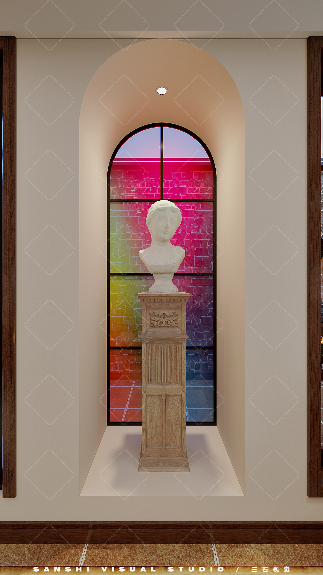 复古美式别墅-38